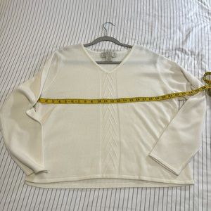 White ivory Norton sweater